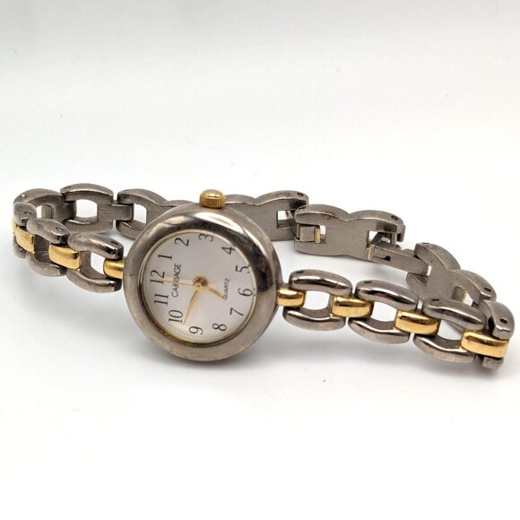 Carriage Women's Two Toned Bracelet Band Analog Watch by TIMEX - Untested - Picture 1 of 16